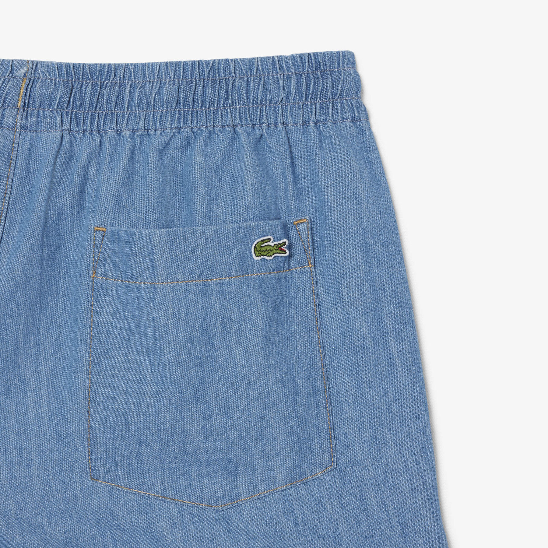 Relaxed Fit Denim Shorts lacoste relaxed fit denim shorts