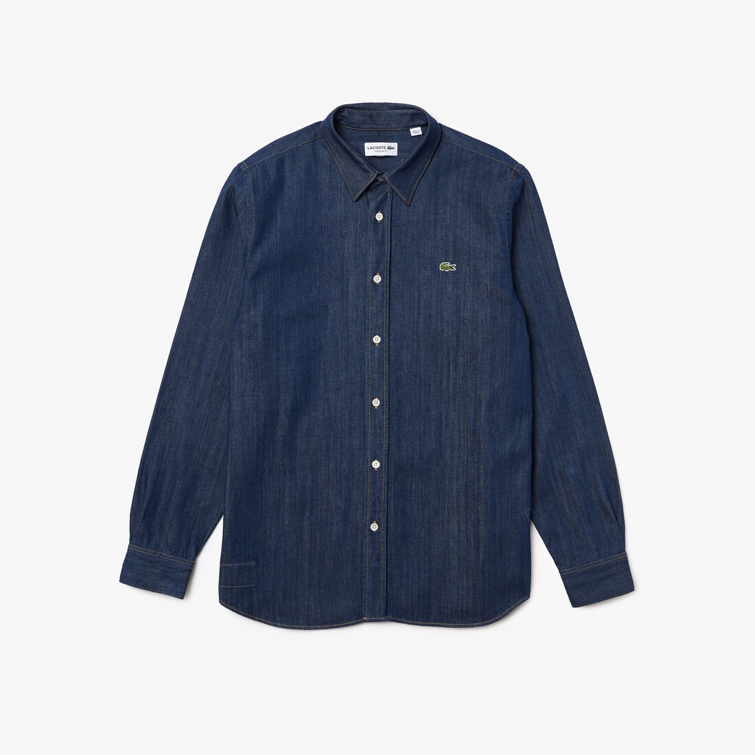 Men's Lacoste Regular Fit Organic Cotton Denim Shirt