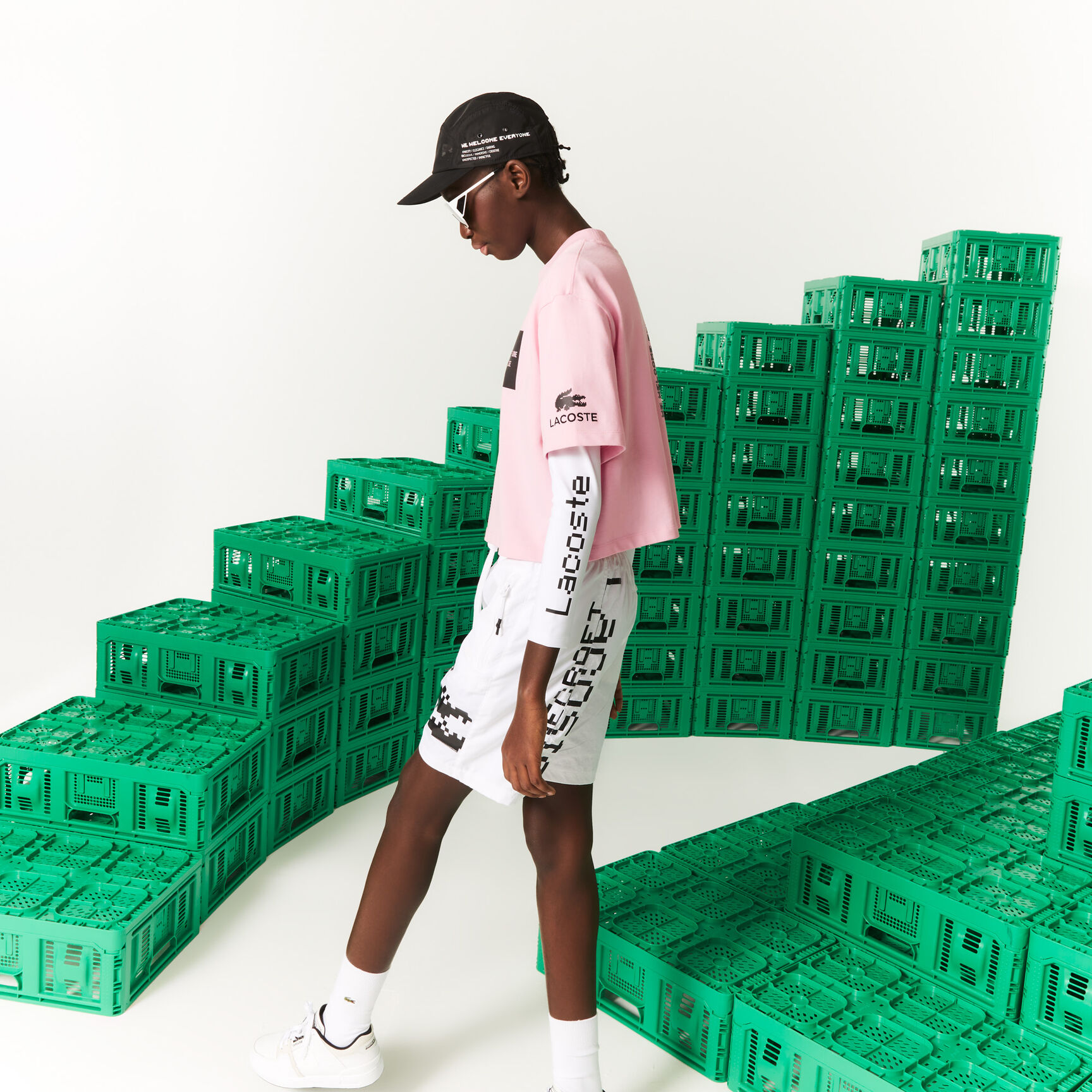 Women's Lacoste L!VE x Minecraft Short Organic Cotton T-Shirt