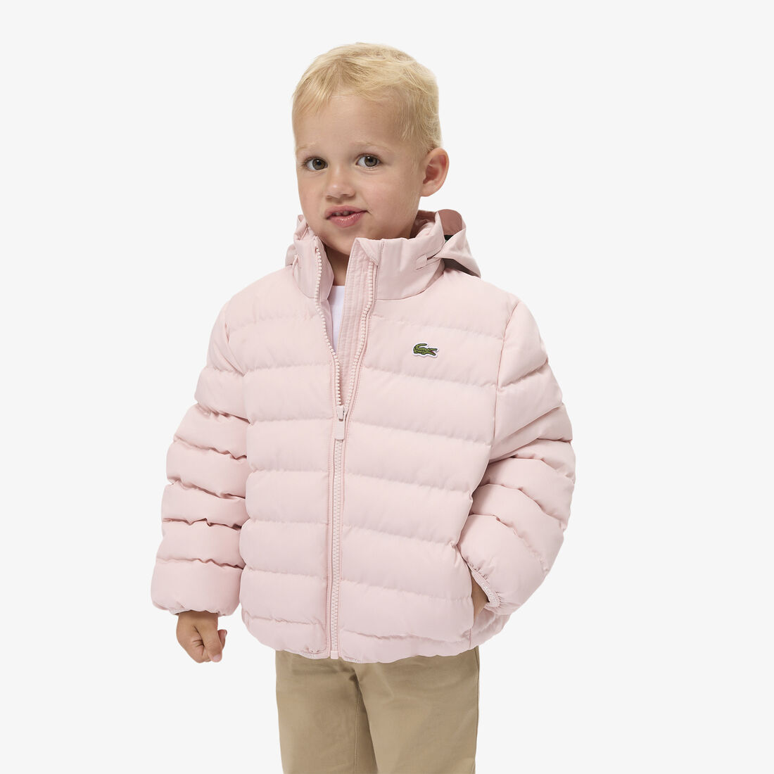 Unisex Hooded Diamond Taffeta Puffed Jacket