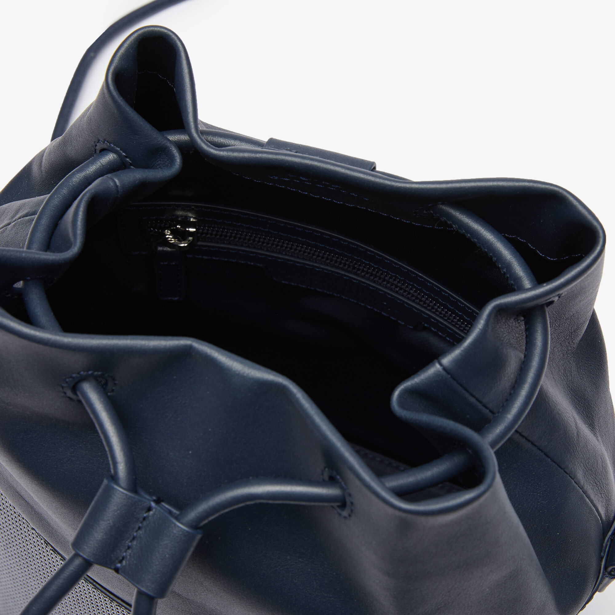 Women's Chantaco Matte Piqué Leather Drawstring Bucket Bag