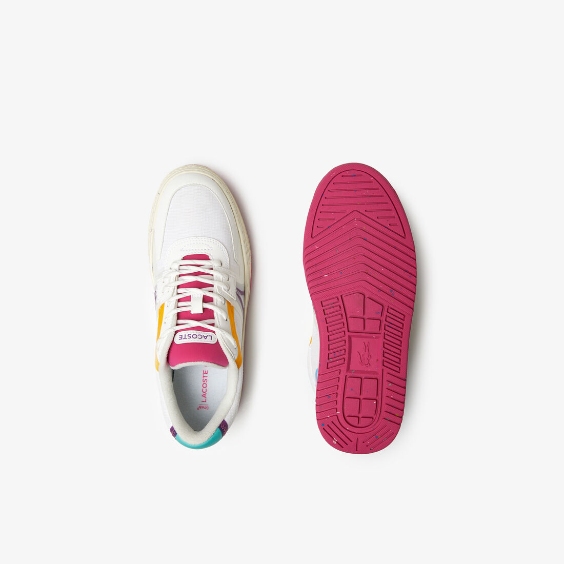 Women's Lacoste L001 Eco Synthetic and Textile Sneakers Women's Lacoste L001 Eco Synthetic and Textile Sneakers