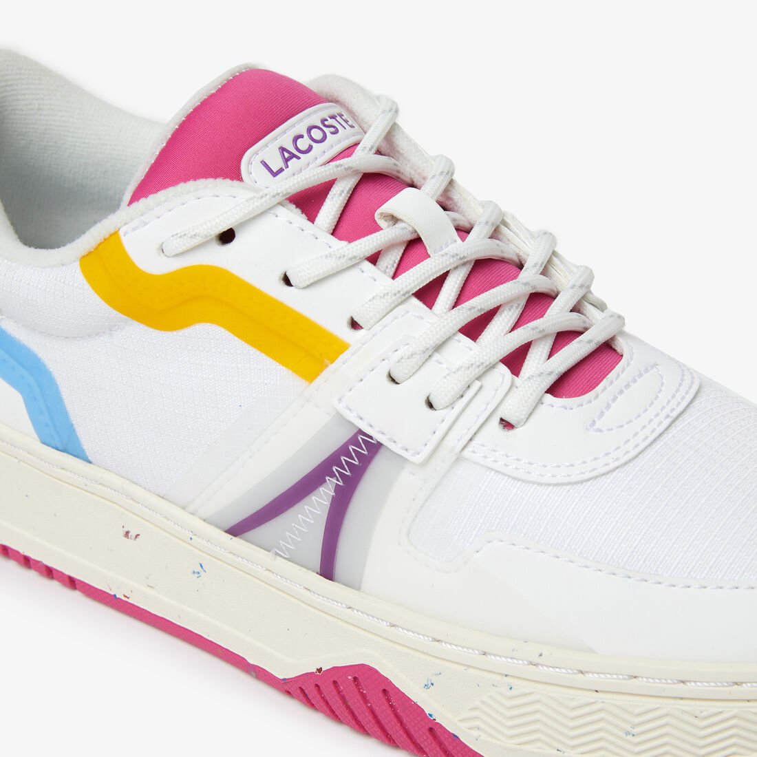 Women's Lacoste L001 Eco Synthetic and Textile Sneakers Women's Lacoste L001 Eco Synthetic and Textile Sneakers