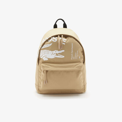 Unisex Lacoste Contrast Branded Backpack