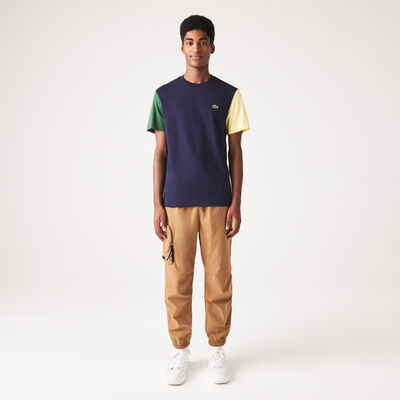 Men's Lacoste Regular Fit Color-block Cotton Jersey T-shirt