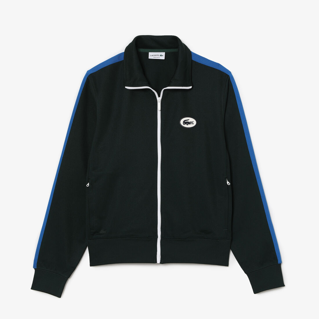 Men's Lacoste Regular Fit High Neck Piqué Zip Sweatshirt Men's Lacoste Regular Fit High Neck Piqué Zip Sweatshirt