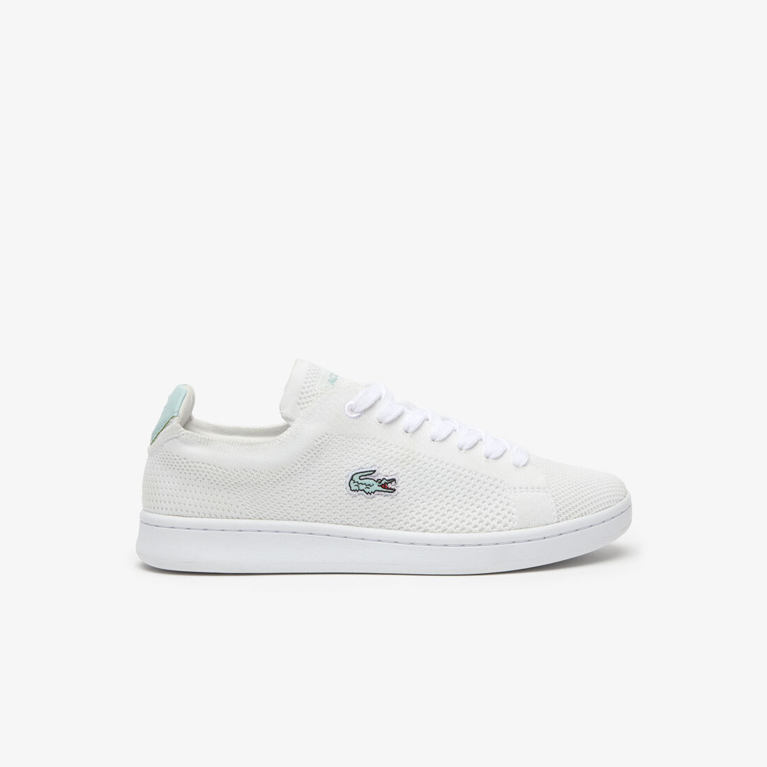 Women's Lacoste Carnaby Pique Textile Heel Pop Trainers