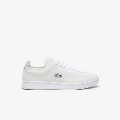 Women's Lacoste Carnaby Pique Textile Heel Pop Trainers