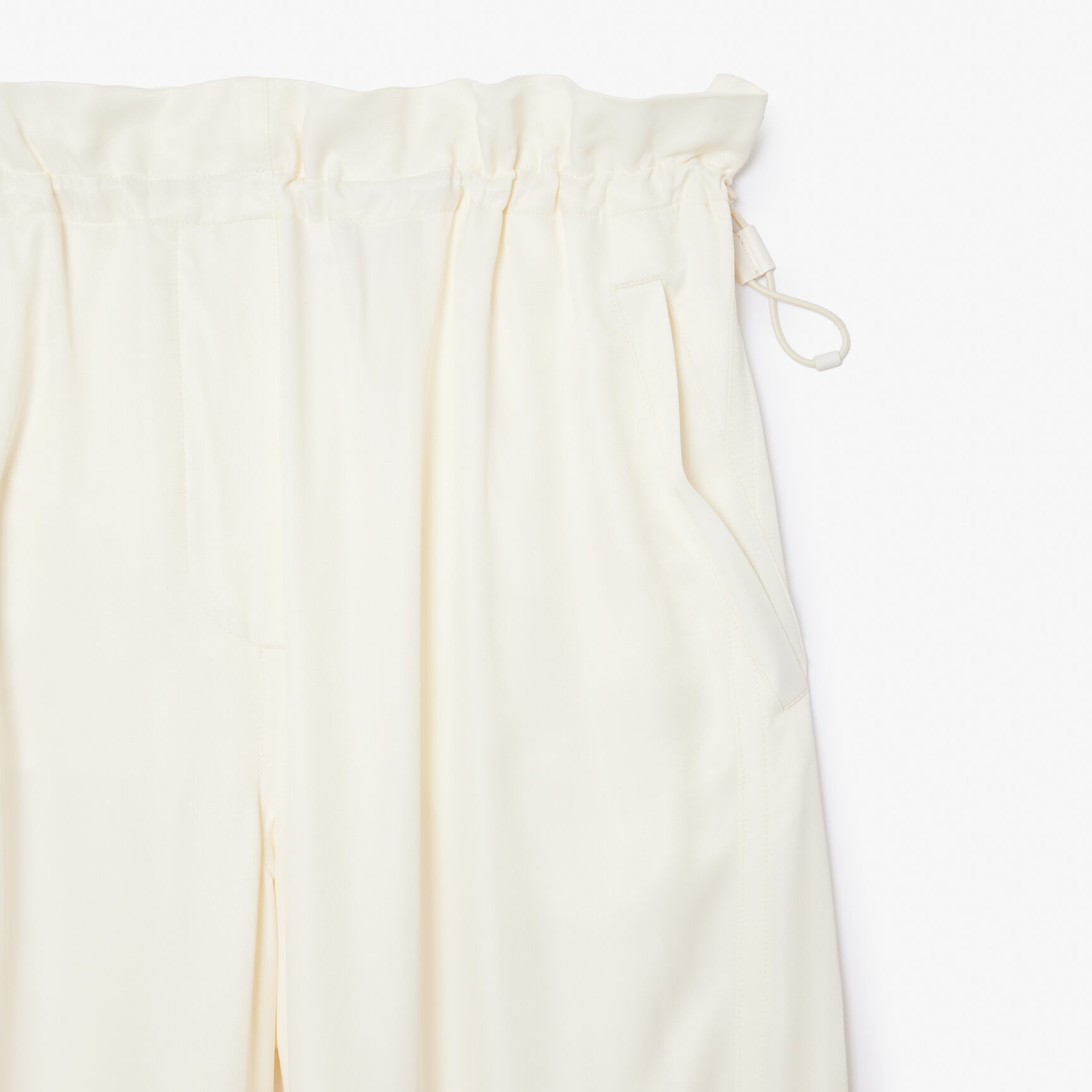 Oversized Satin Cargo Pants