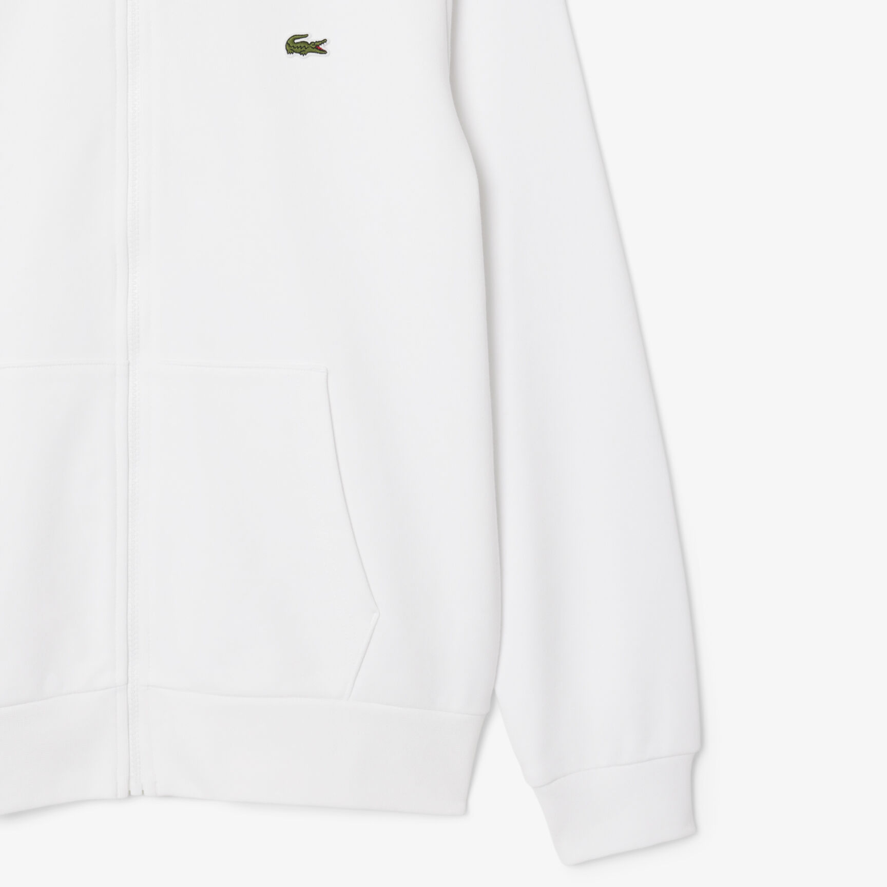 Classic Fit Zipped Fleece Sweatshirt Classic Fit Zipped Fleece Sweatshirt