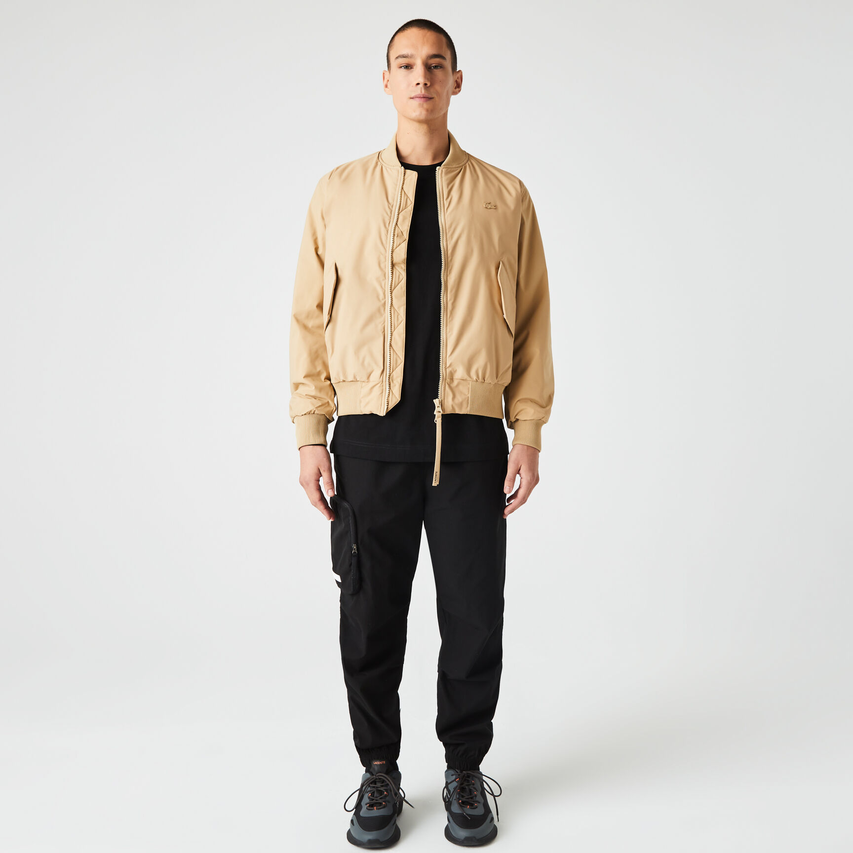 جاكيت بومبر لاكوست ببطانة عازلة للرجال جاكيت بومبر لاكوست ببطانة عازلة للرجال