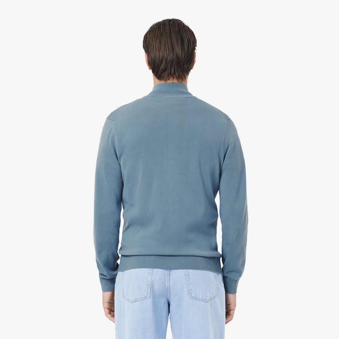 سترة قطنية بسحاب وياقة عالية سترة قطنية بسحاب وياقة عالية