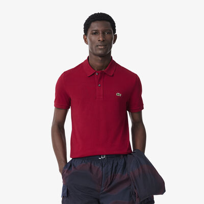 Men's Slim Fit Lacoste Polo Shirt In Petit Piqué