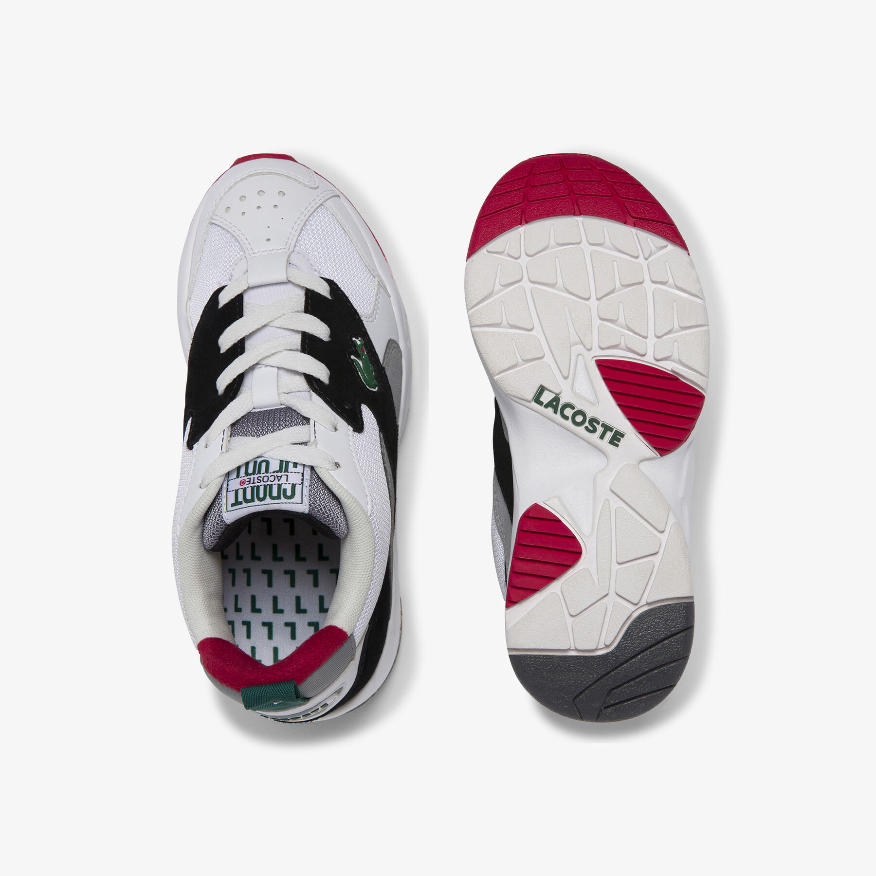 Women's Storm 96 Textile and Synthetic Trainers lacoste women s storm 96 textile and synthetic trainers