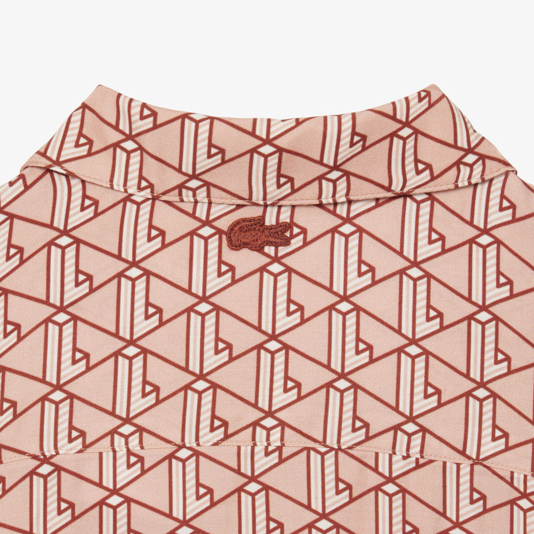 Oversized Monogram Print Shirt