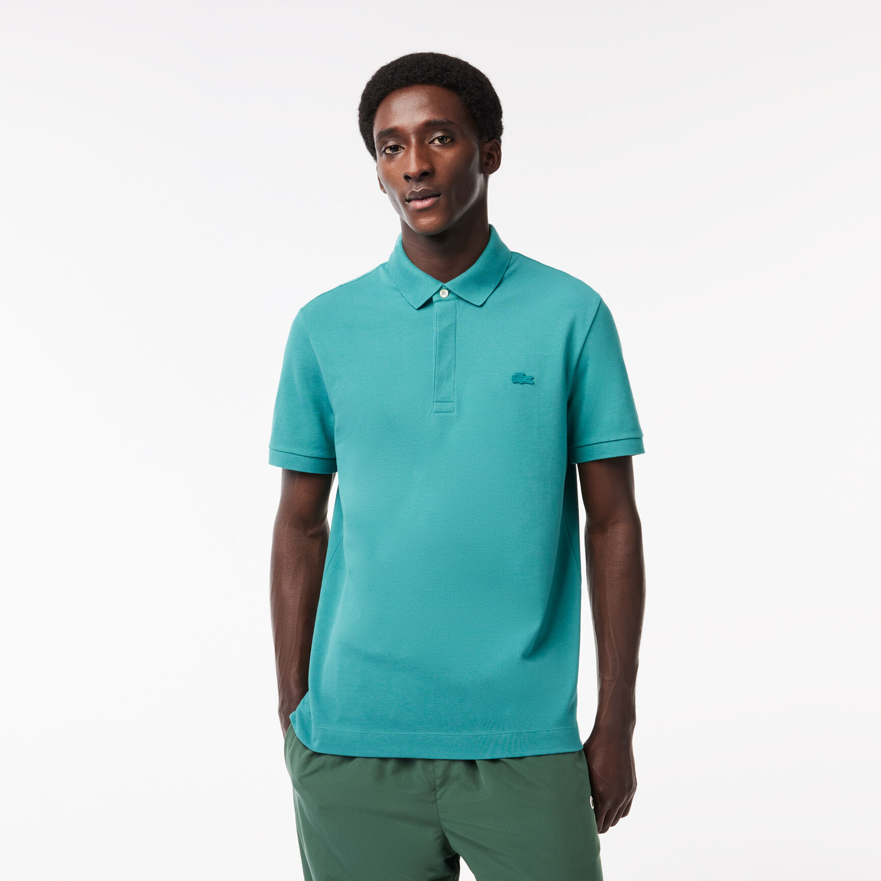 Regular Fit Paris Stretch Pique Polo Shirt