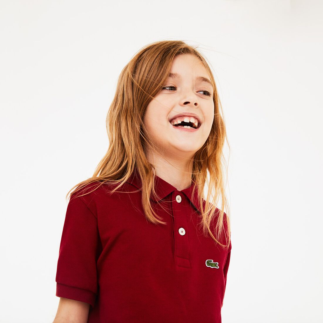 Kids' Lacoste Regular Fit Petit Pique Polo Shirt