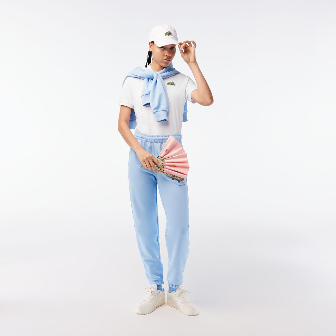 Women's Lacoste x Netflix Crocodile Show Print Polo Shirt Women's Lacoste x Netflix Crocodile Show Print Polo Shirt