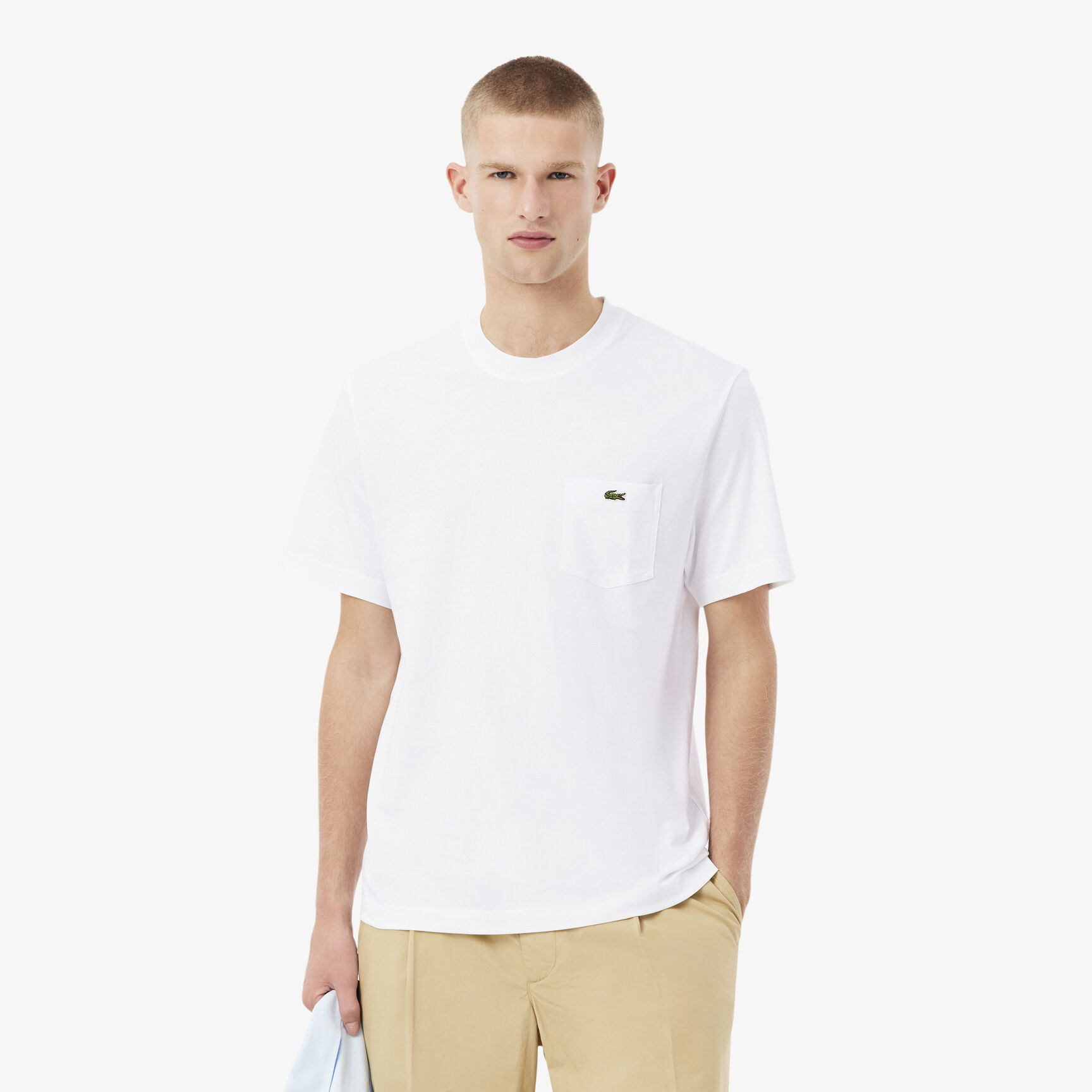 Cotton T-shirt with Breast Pocket Cotton T-shirt with Breast Pocket