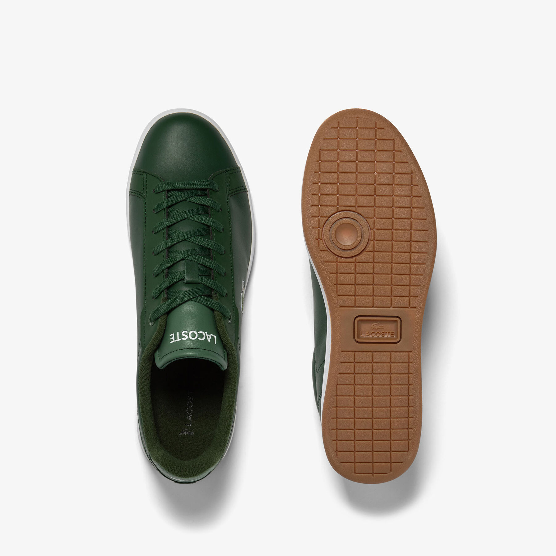 Men's Lacoste Carnaby Pro Leather Gum Sole Trainers men s lacoste carnaby pro leather gum sole trainers