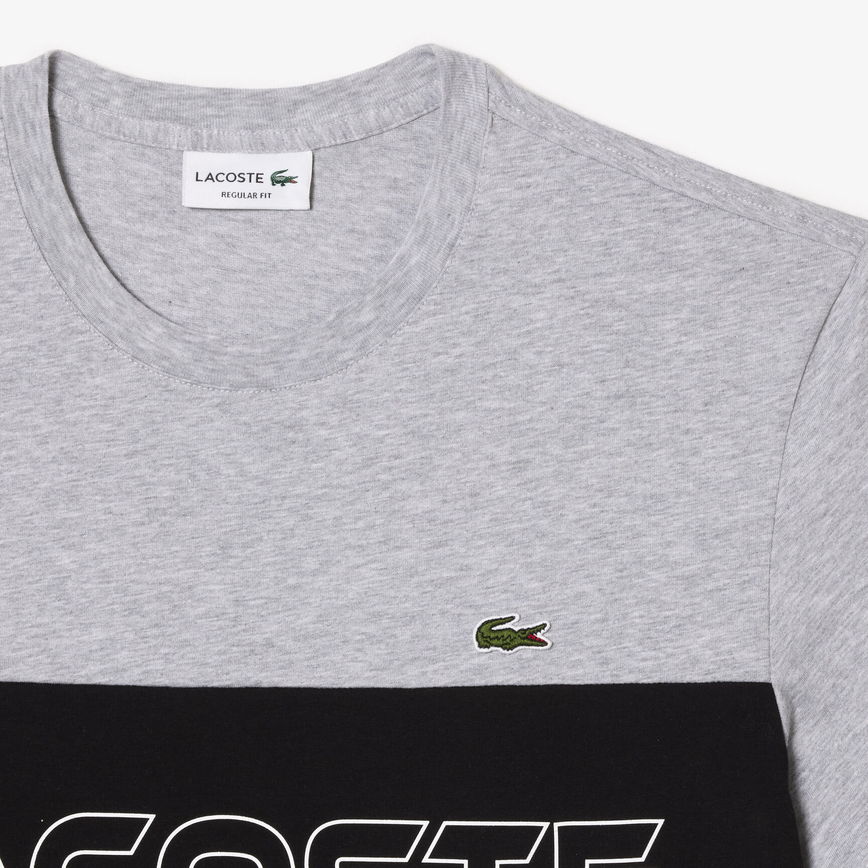 Lacoste Regular Fit Printed Colourblock T-shirt Lacoste Regular Fit Printed Colourblock T-shirt