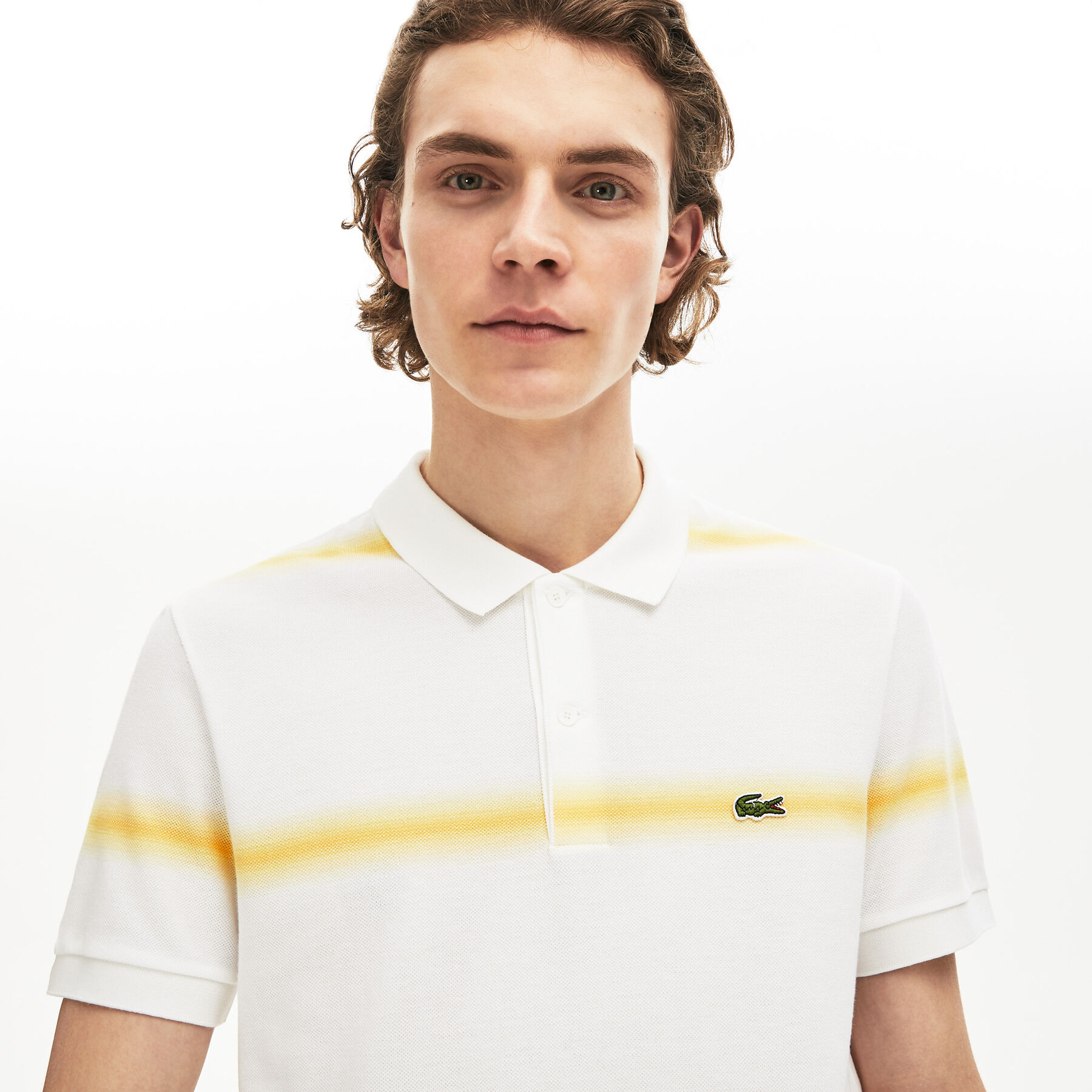 men s lacoste made in france regular fit cotton piqu  polo shirt