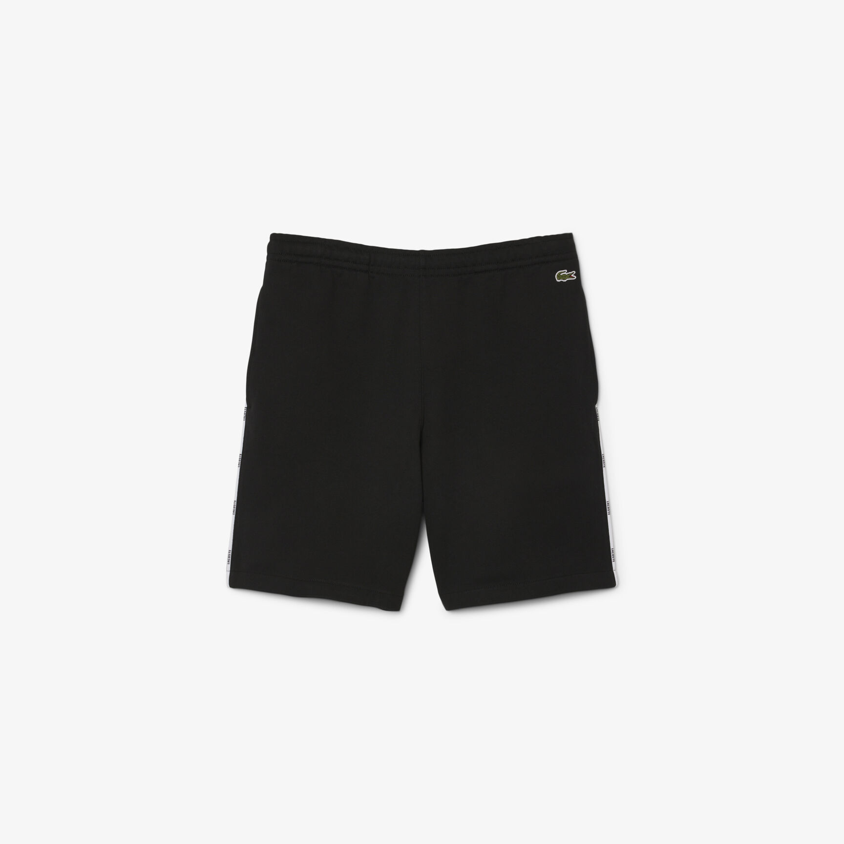 Logo Trim Cotton Fleece Shorts