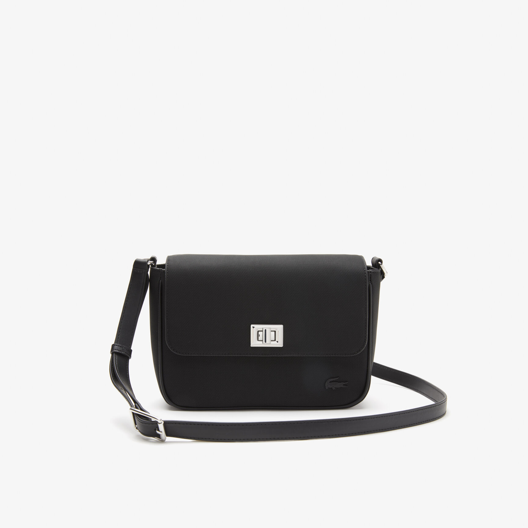 حقيبة كتف لاكوست بغطاء قلاب للنساء حقيبة كتف لاكوست بغطاء قلاب للنساء