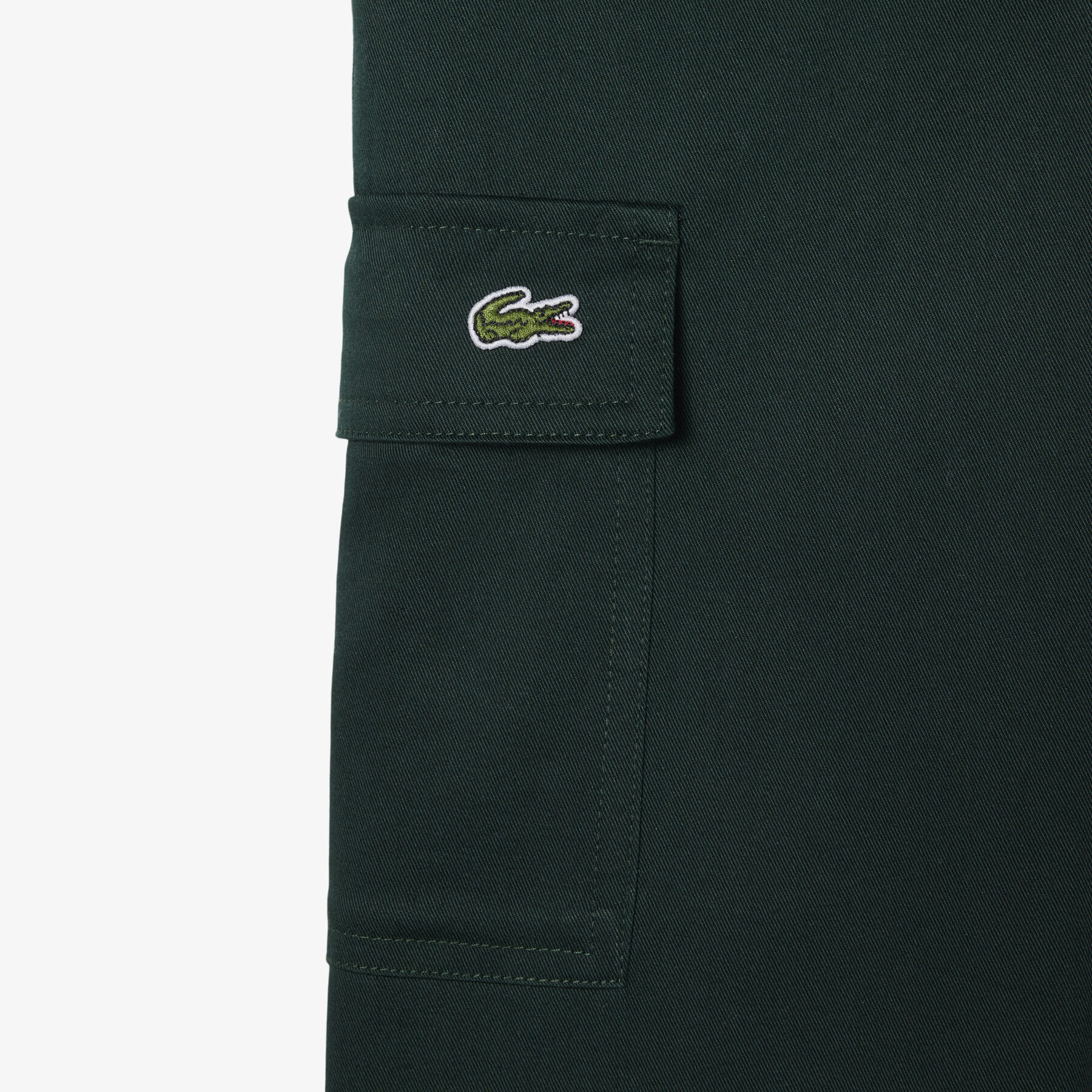 lacoste cotton twill cargo pants