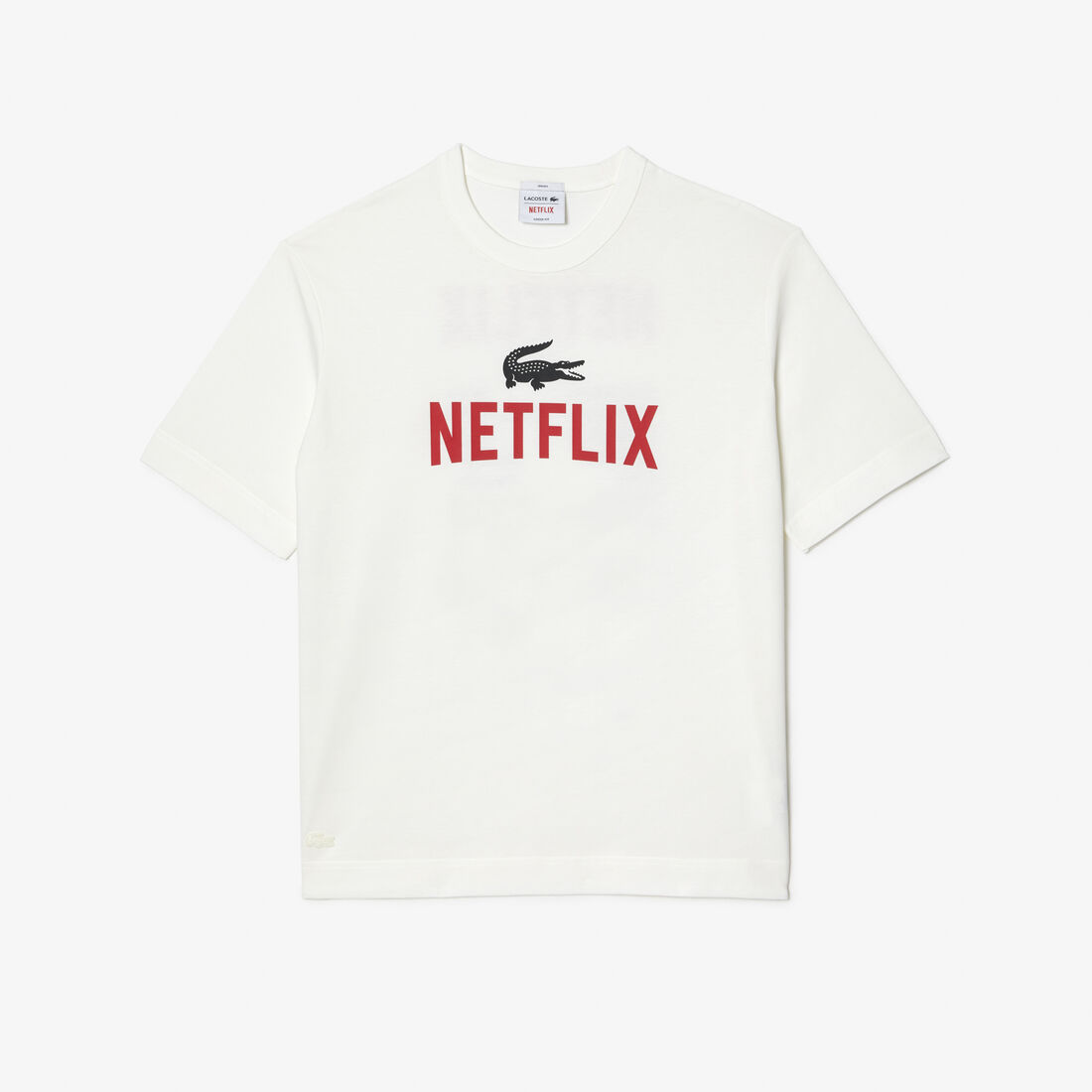 Unisex Lacoste x Netflix Loose Fit Organic Cotton T-shirt Unisex Lacoste x Netflix Loose Fit Organic Cotton T-shirt