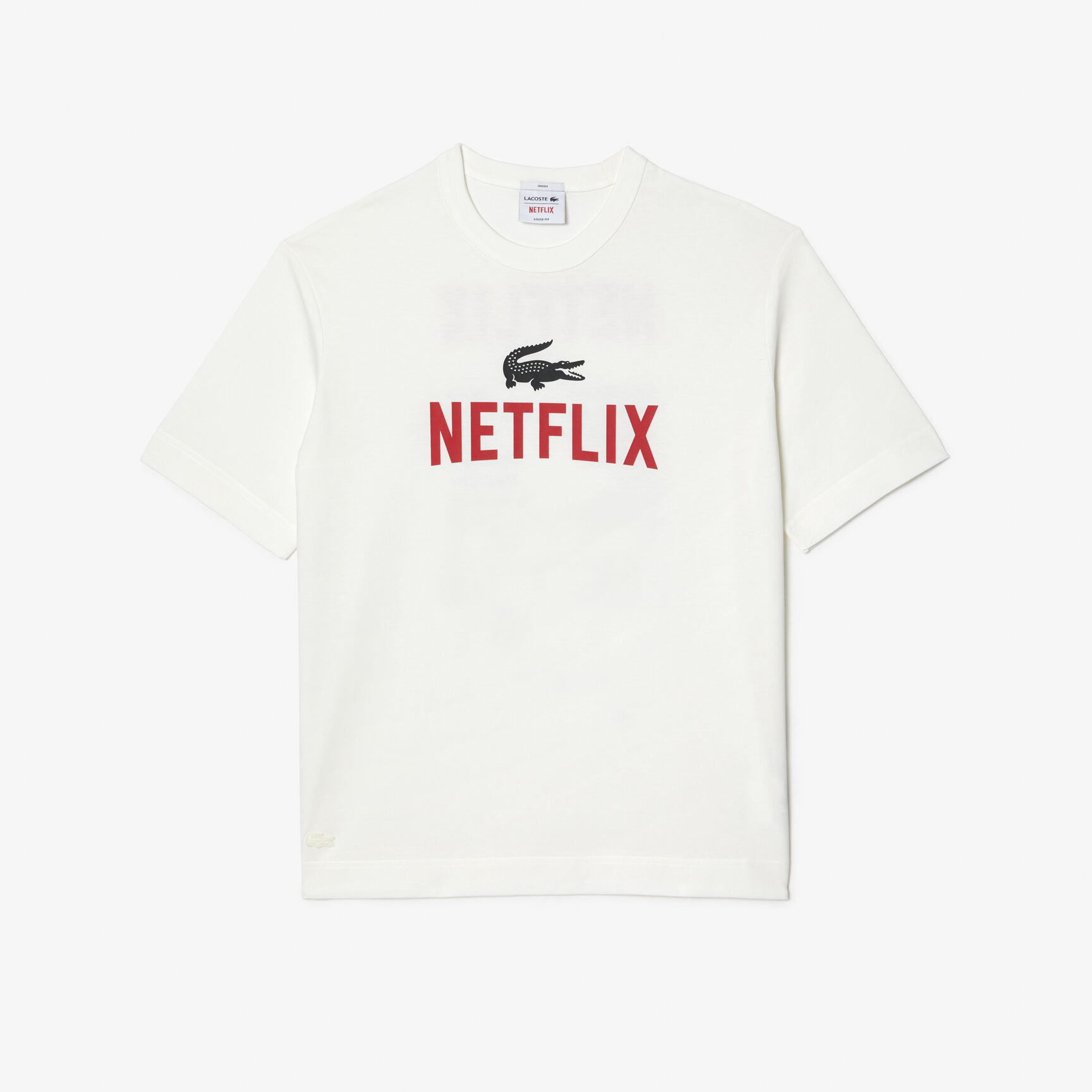 Unisex Lacoste x Netflix Loose Fit Organic Cotton T-shirt Unisex Lacoste x Netflix Loose Fit Organic Cotton T-shirt