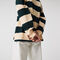 men s lacoste striped cotton rugby shirt