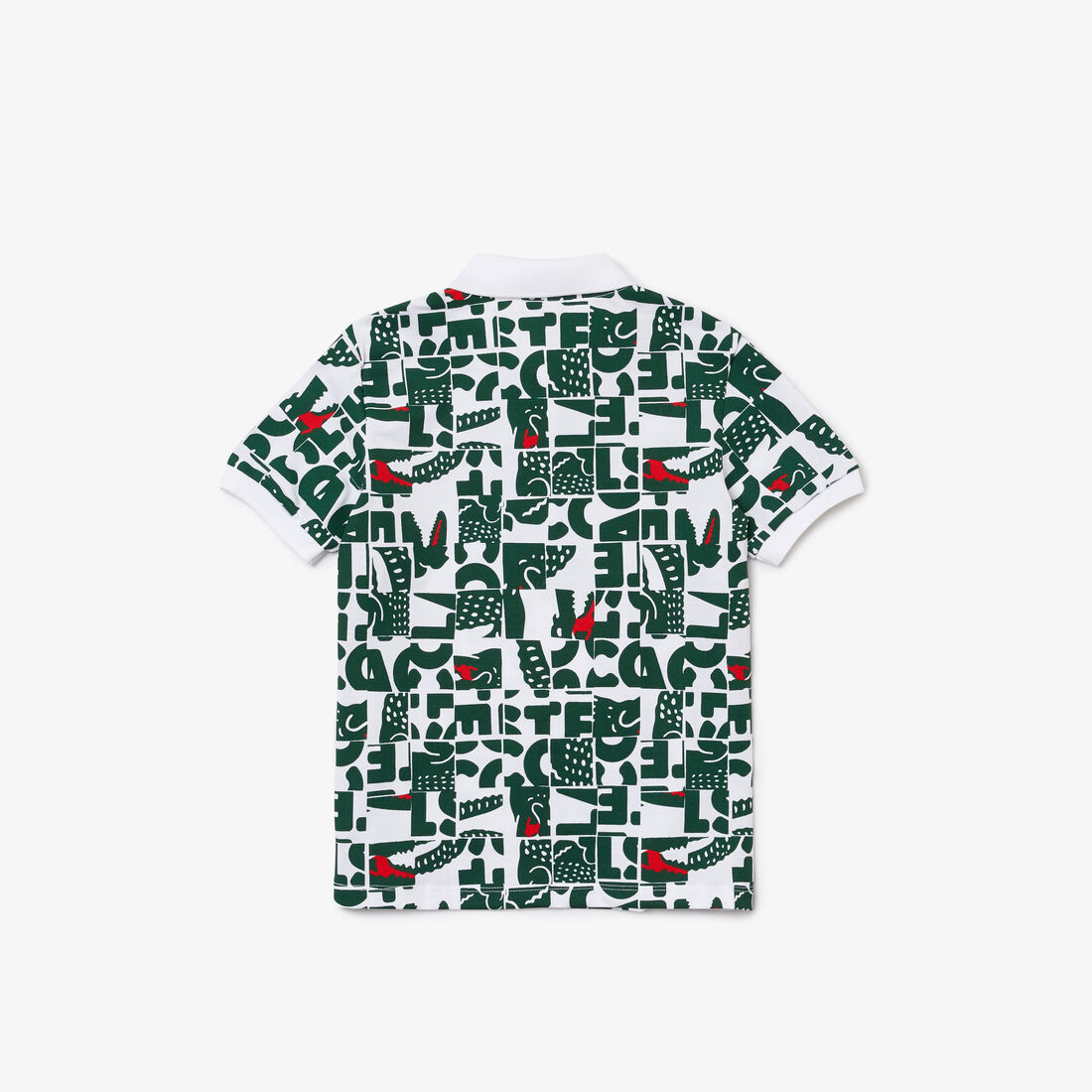 Boys' Heritage Lacoste Graphic Print Cotton Piqué Polo Shirt Boys' Heritage Lacoste Graphic Print Cotton Piqué Polo Shirt