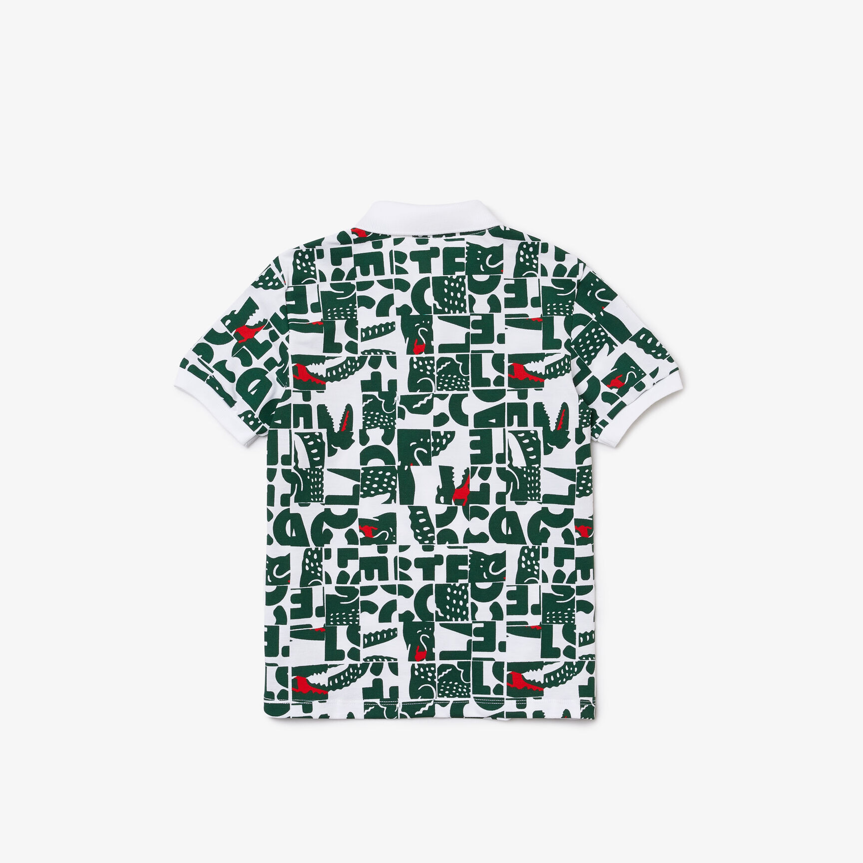 Boys' Heritage Lacoste Graphic Print Cotton Piqué Polo Shirt Boys' Heritage Lacoste Graphic Print Cotton Piqué Polo Shirt