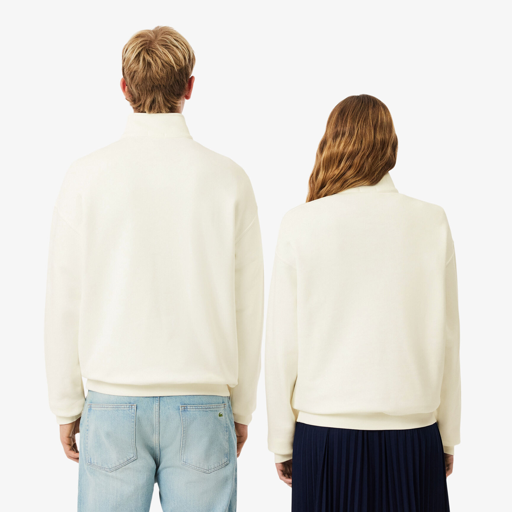 Heavy Fleece Zipper Neck Sweatshirt