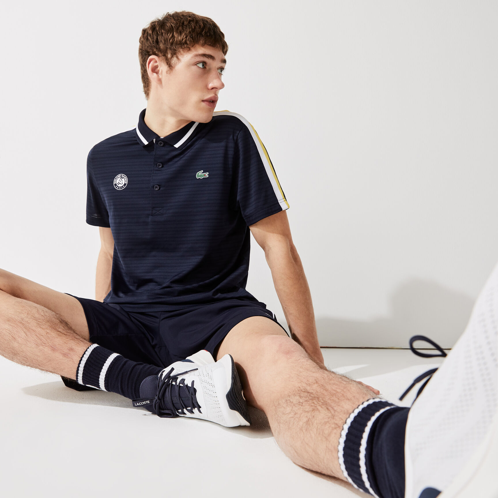 Men’s Lacoste SPORT French Open Edition Second-Skin Polo Shirt Men’s Lacoste SPORT French Open Edition Second-Skin Polo Shirt