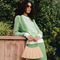Tennis Court Graphic Jacquard Sweater