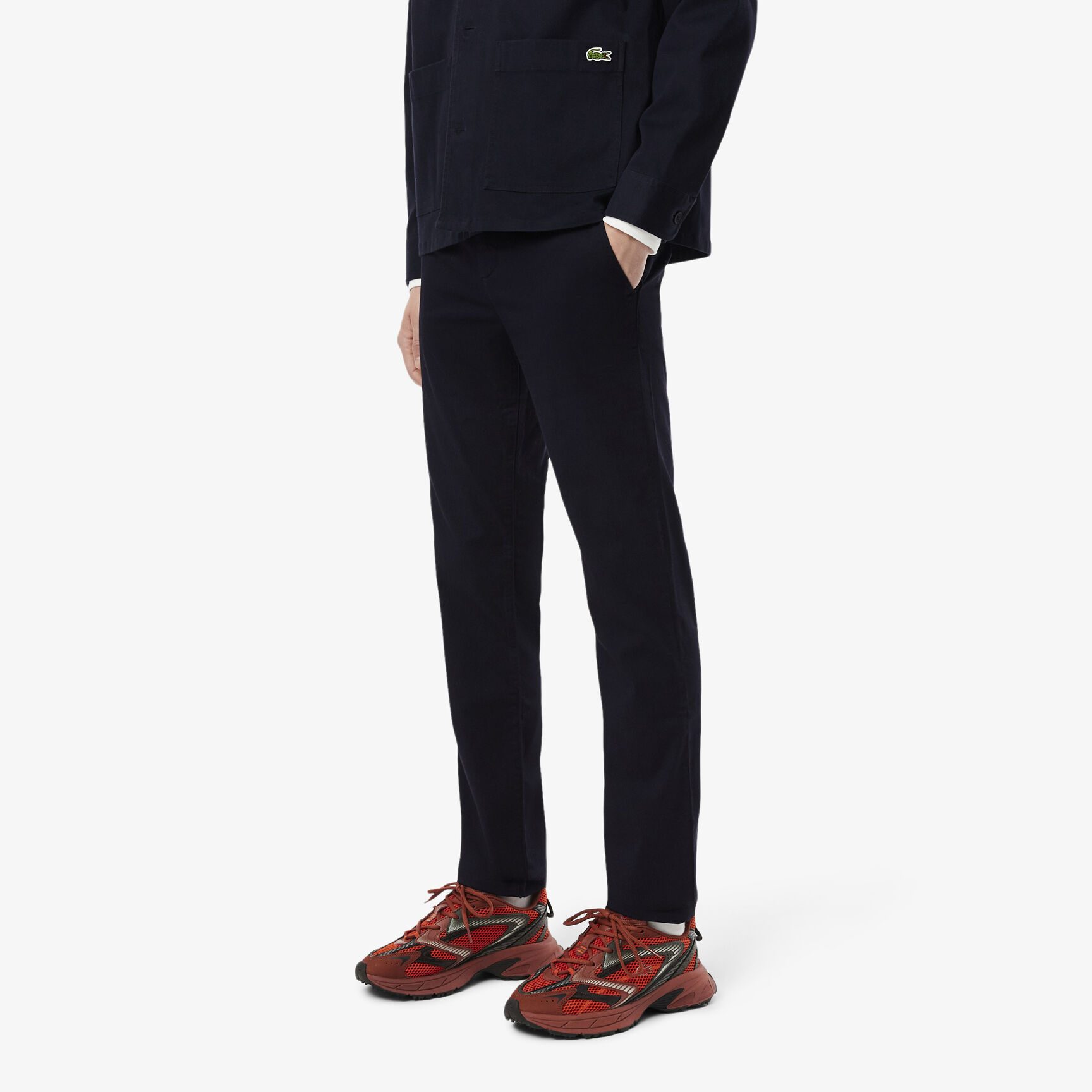 Slim Fit Stretch Cotton Chino Pants