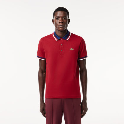 Regular Fit Contrast Collar Polo Shirt
