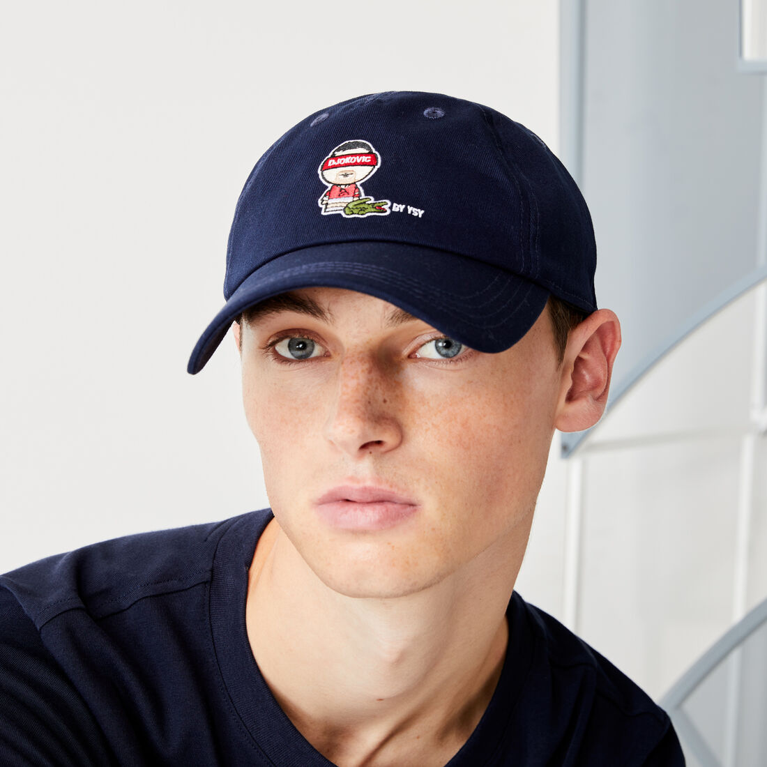 قبعة كاب قطنية مجموعة Lacoste SPORT بالتعاون مع تصميم Youssef SY للرجال