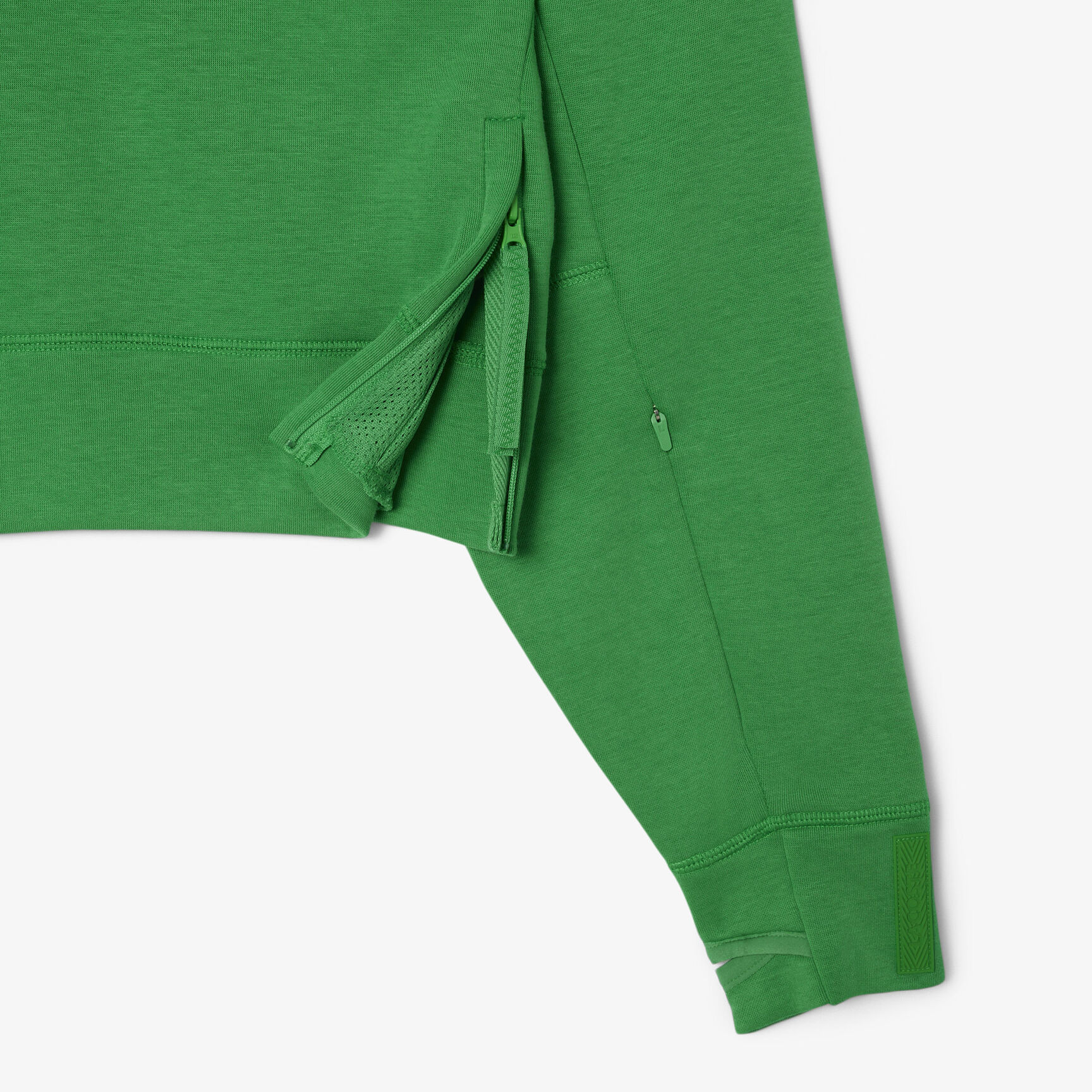 Short Cut Cotton Hoodie