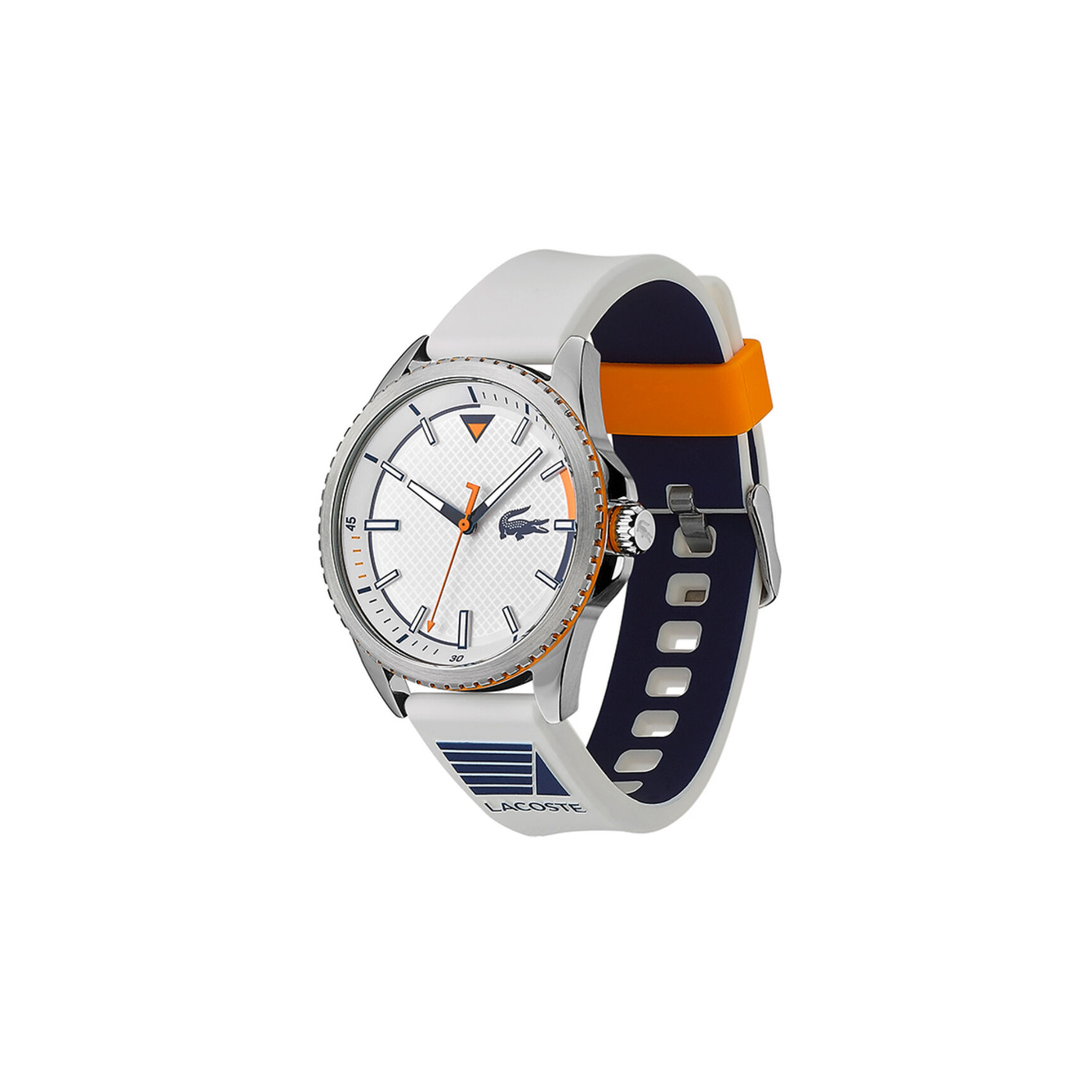 ساعة لاكوست بمينا أبيض للرجال مجموعة Lacoste Cap Marino ساعة لاكوست بمينا أبيض للرجال مجموعة Lacoste Cap Marino
