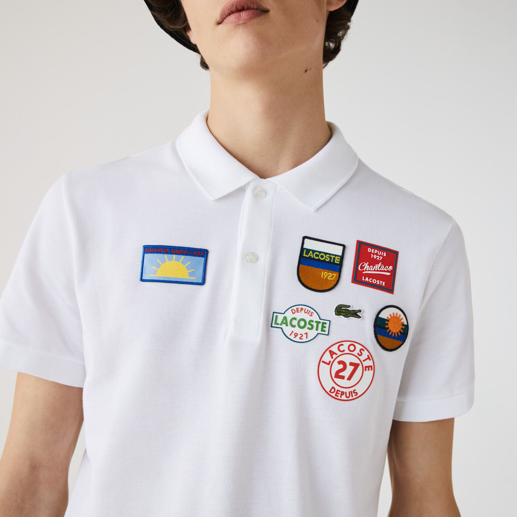 Men&rsquo;s Lacoste Regular Fit Badge Cotton Polo