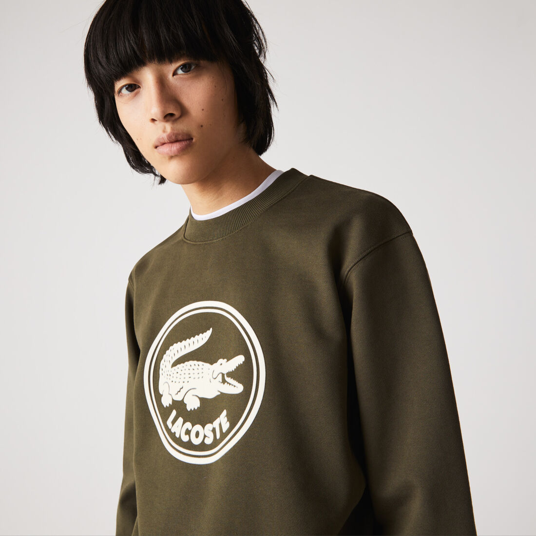 Unisex 3D Logo Organic Cotton Fleece Sweatshirt