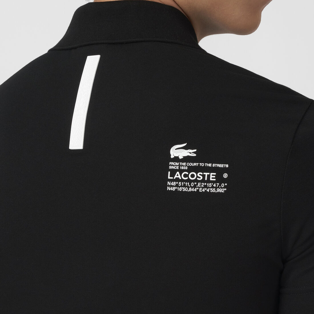 Men's Lacoste Regular Fit Branded Piqué Polo Shirt Men's Lacoste Regular Fit Branded Piqué Polo Shirt