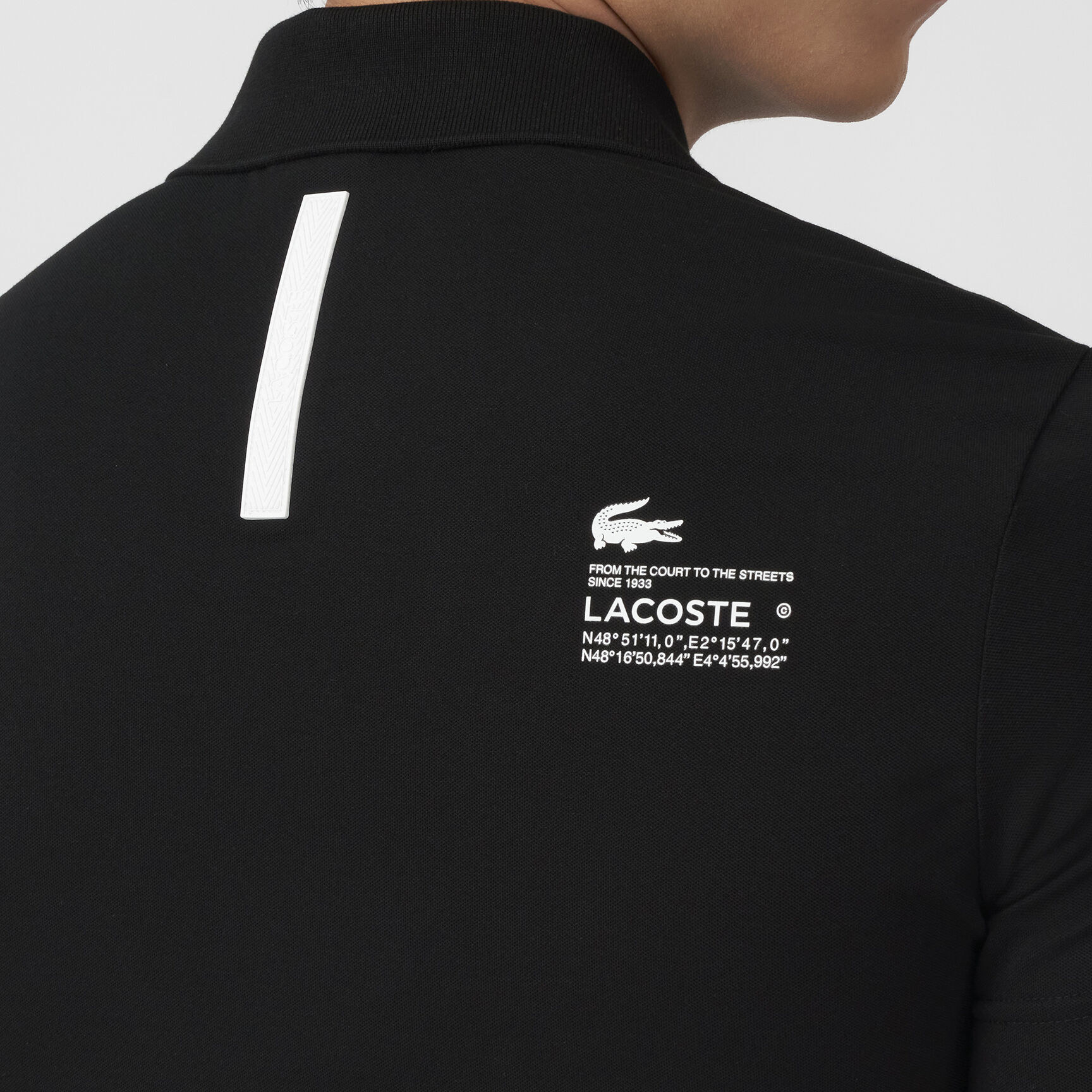 Men's Lacoste Regular Fit Branded Piqué Polo Shirt Men's Lacoste Regular Fit Branded Piqué Polo Shirt