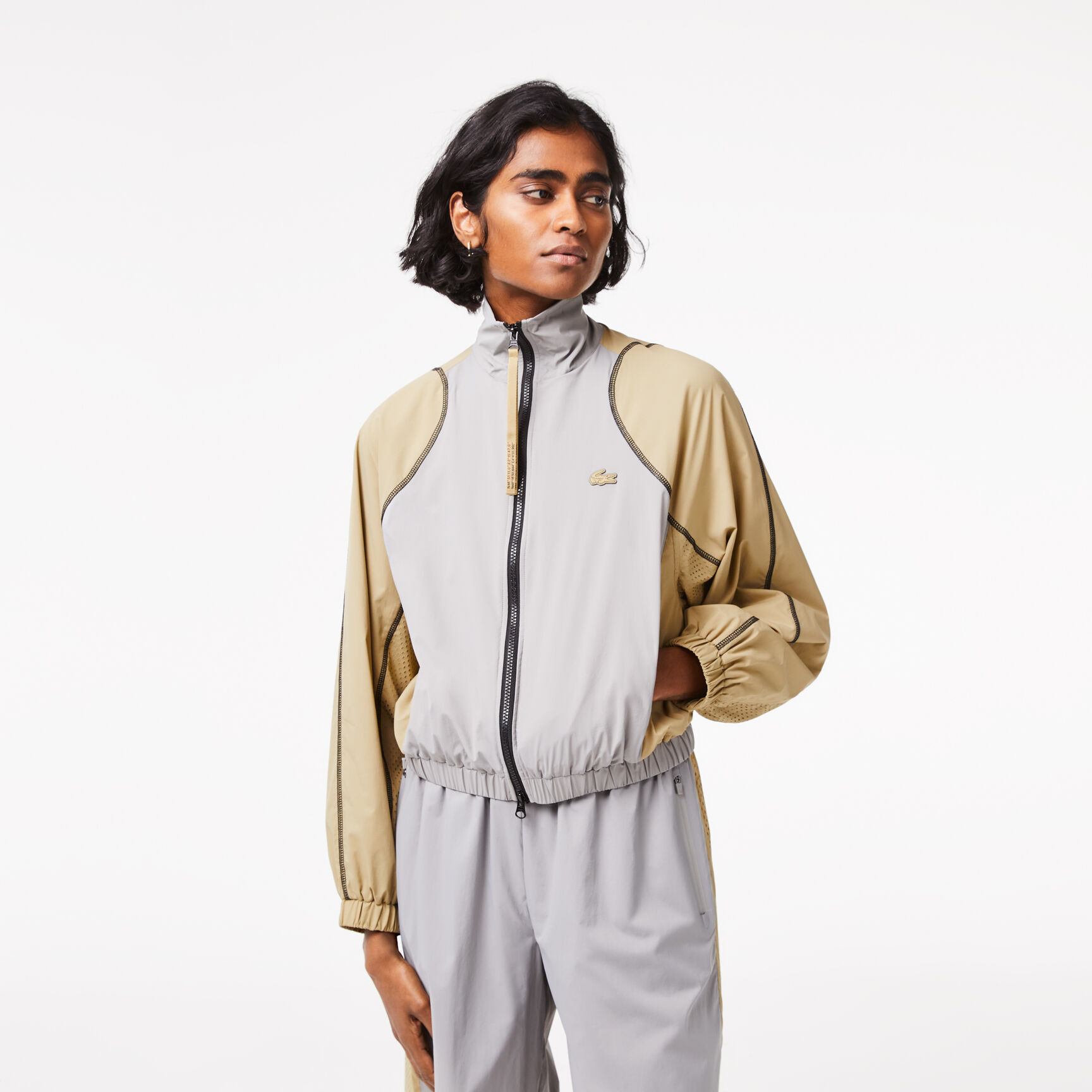 Women’s Lacoste Oversized Two Tone Taffeta Jacket Women’s Lacoste Oversized Two Tone Taffeta Jacket