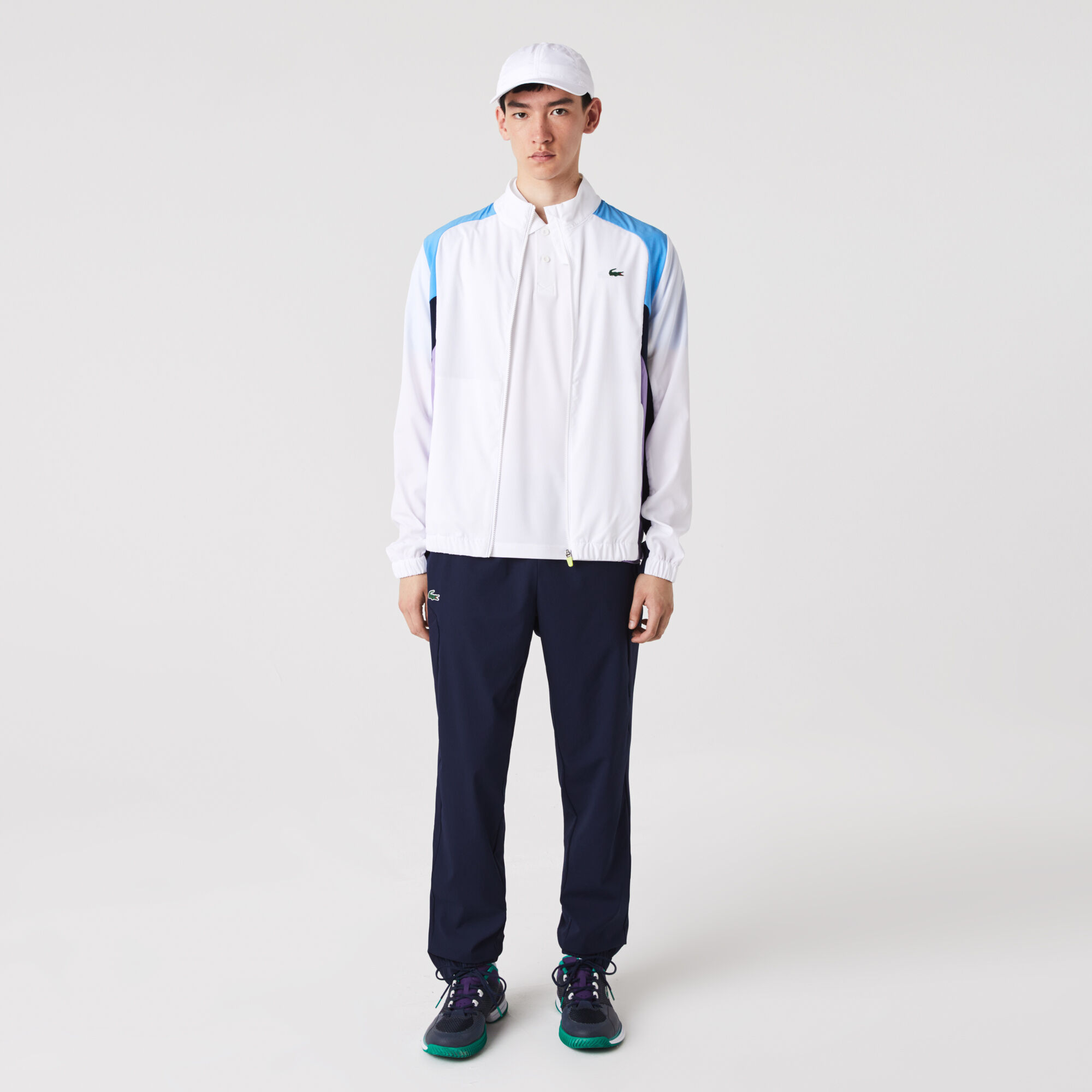 Lacoste side panel tracksuit on sale