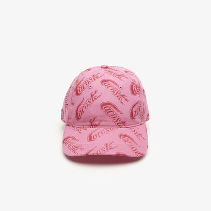 Unisex Lacoste Organic Cotton Vintage Print Cap Unisex Lacoste Organic Cotton Vintage Print Cap