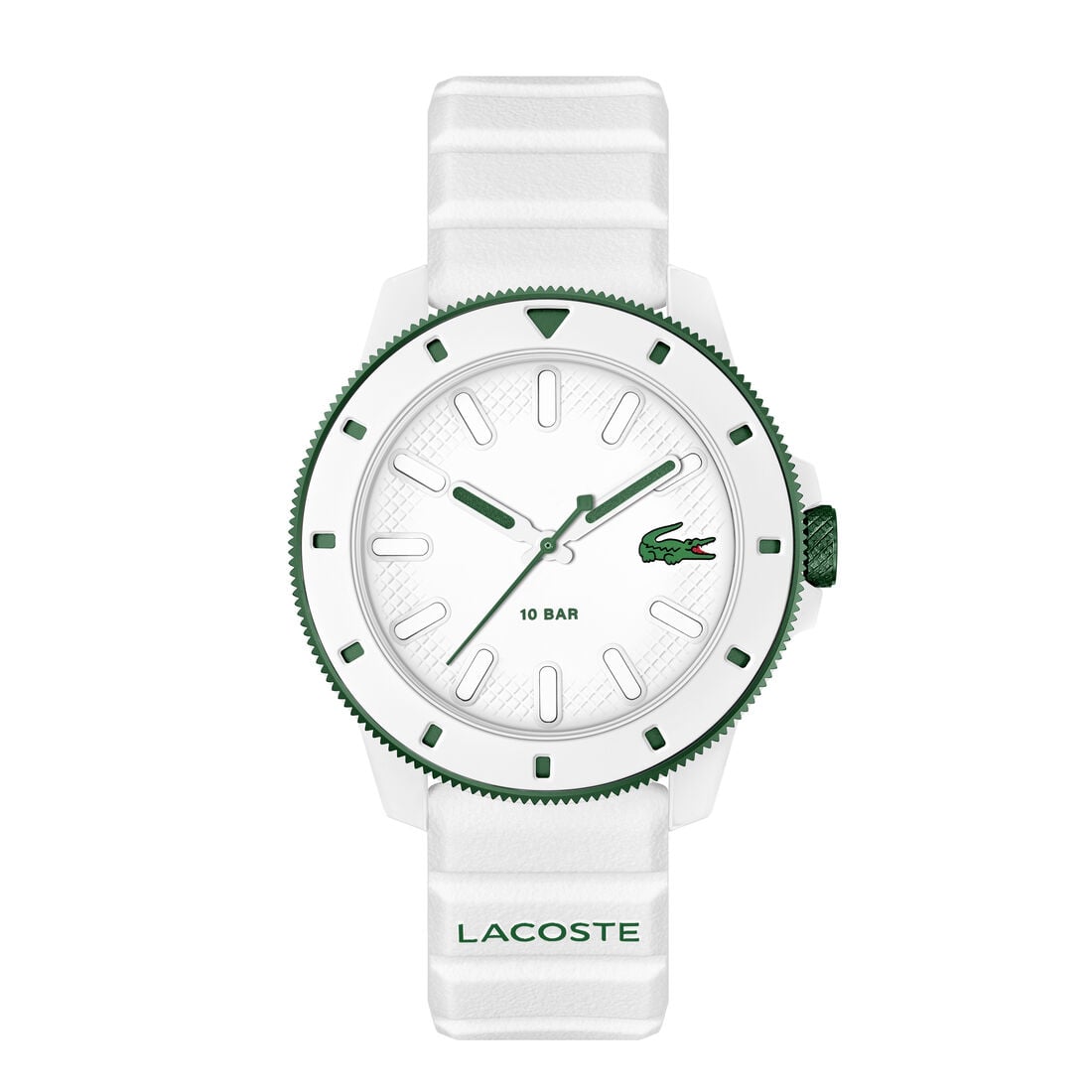 Three-Hand Silicone Strap Men's Watch